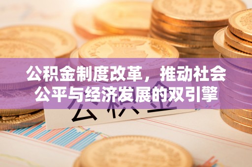 巴州公积金制度改革，推动社会公平与经济发展的双引擎