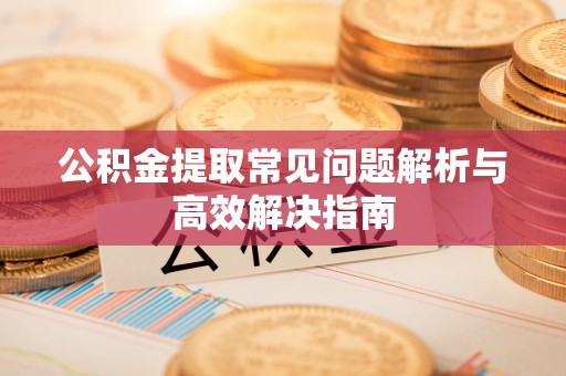巴州公积金提取常见问题解析与高效解决指南