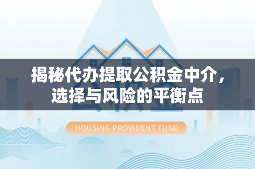 巴州揭秘代办提取公积金中介，选择与风险的平衡点