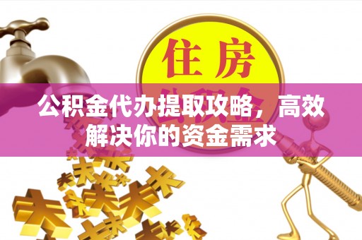 巴州公积金代办提取攻略，高效解决你的资金需求